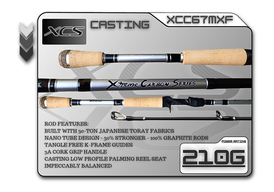 XCC67MXF (210G) 6'7" Medium X-Fast