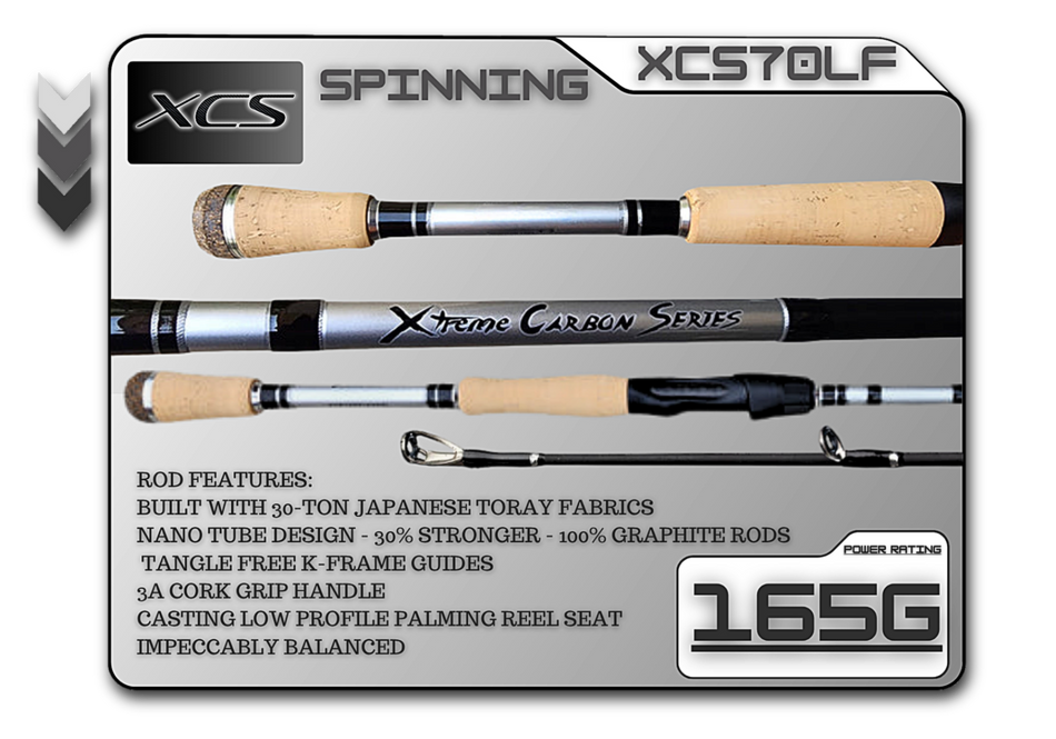 XCS70LF (165g) 7'0" Light Fast Spinning
