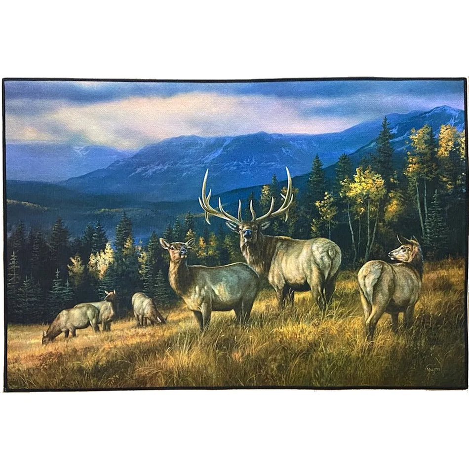 Custom Printed Rug - Elk