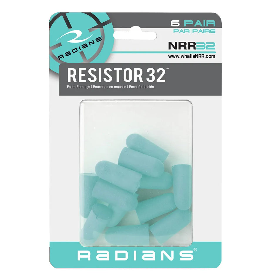 Radians Resistor32 Foam Earplugs