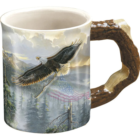 Wild Wings Sculpted Mug - Rebuilding America Bald Eagle