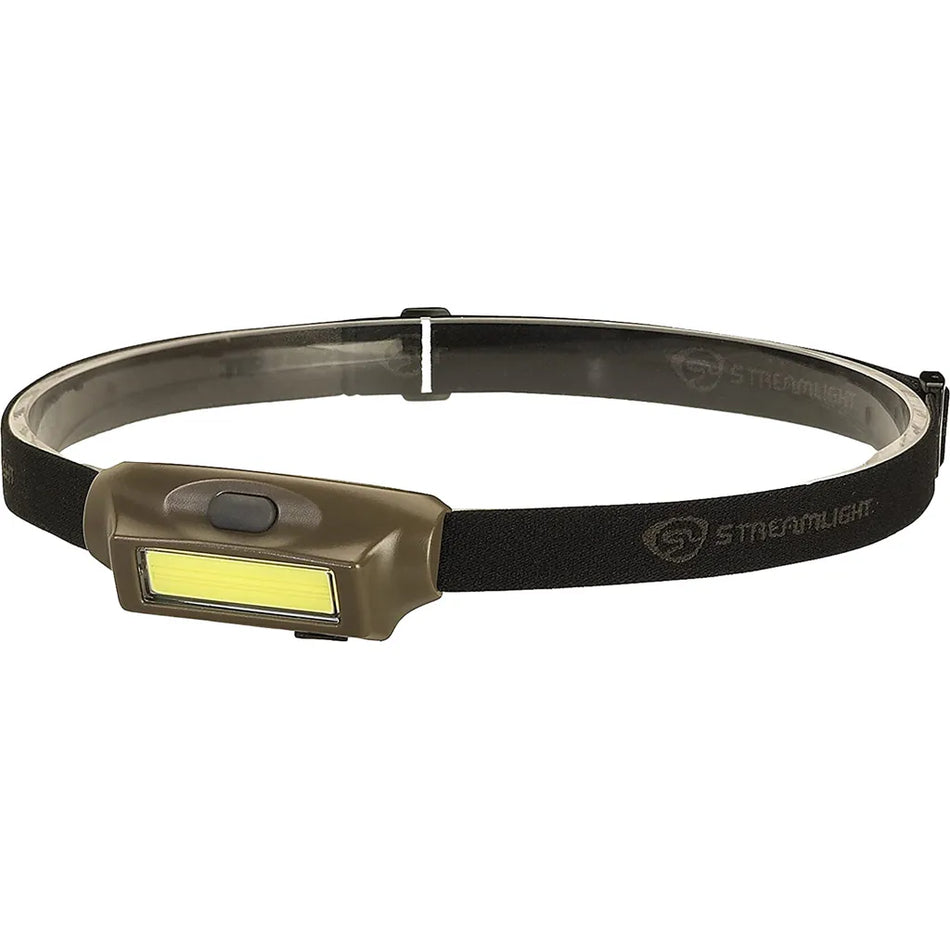 Streamlight Bandit Rechargeable Headlamp (Coyote Green LED and White Light 180 Lumens)