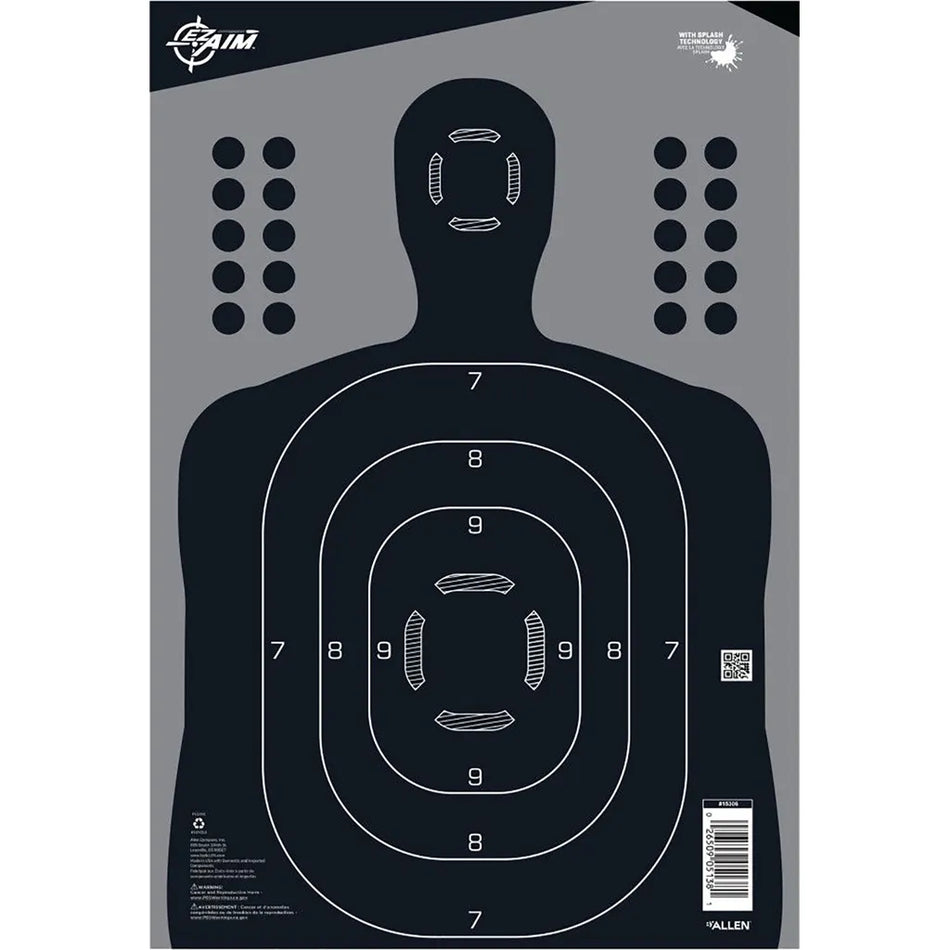 EzAim Splash Silhouette Adhesive Targets