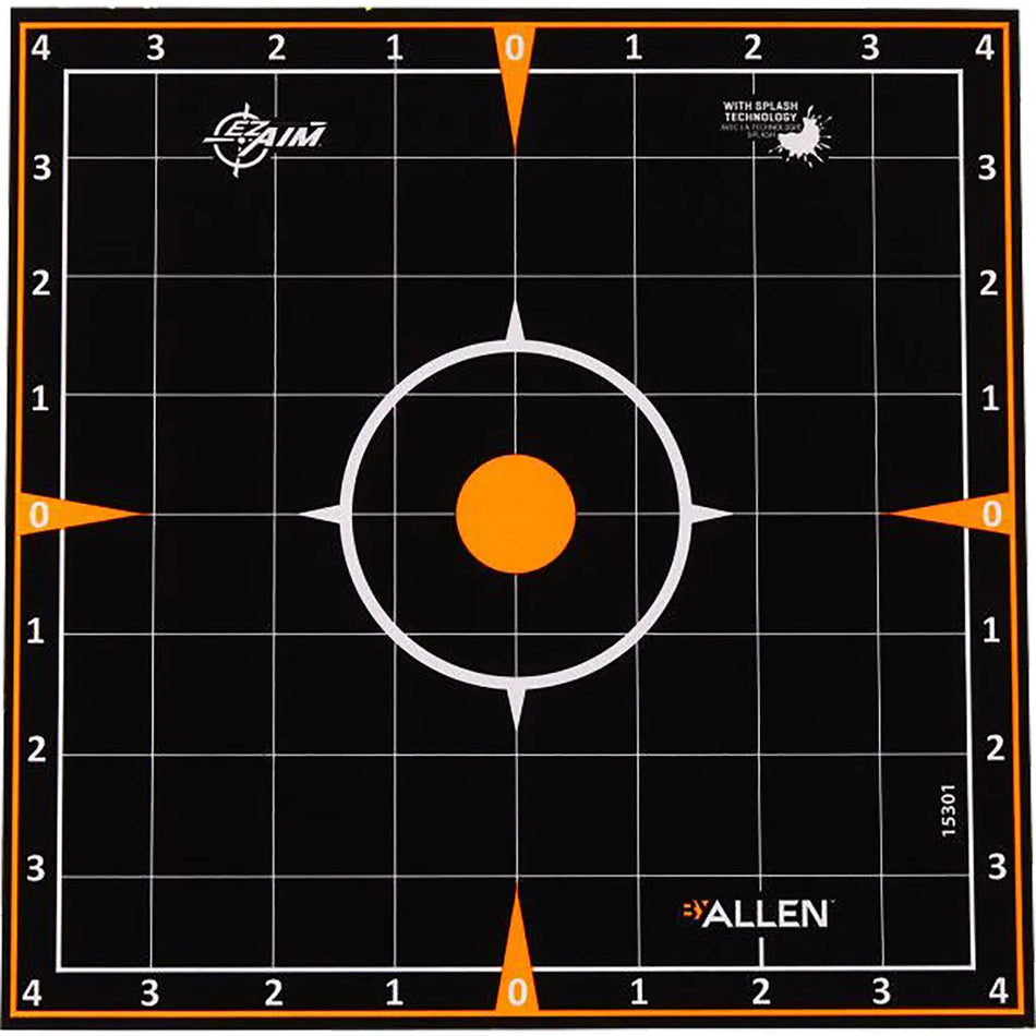 EzAim Splash Sight-In Grid Adhesive Targets