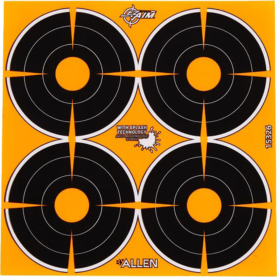 EzAim Splash Bullseye Adhesive Targets (3 in. 12 pk.)