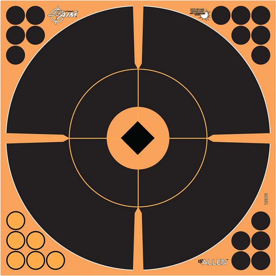 EzAim Splash Bullseye Adhesive Targets (with Crosshair Recticle)