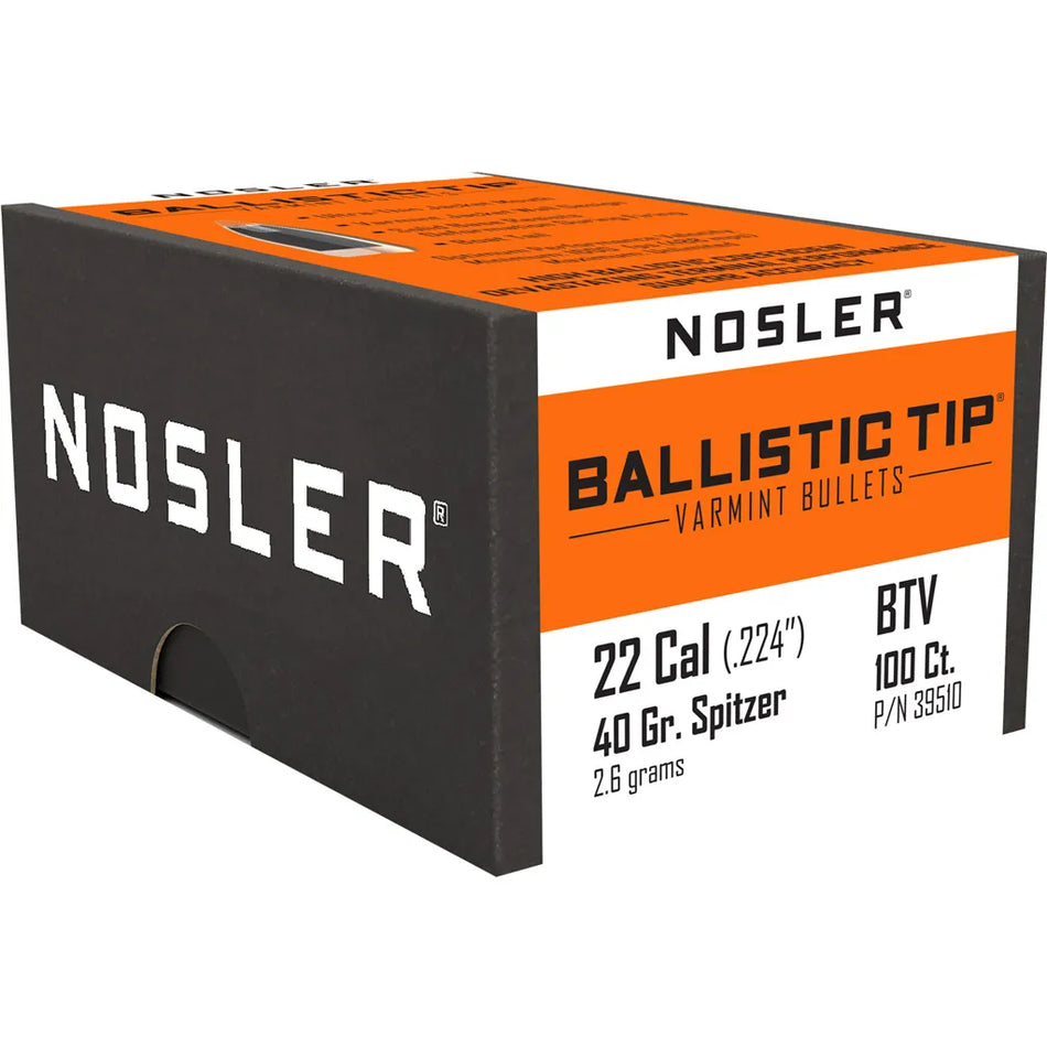 Nosler Ballistic Tip Varmint Bullets