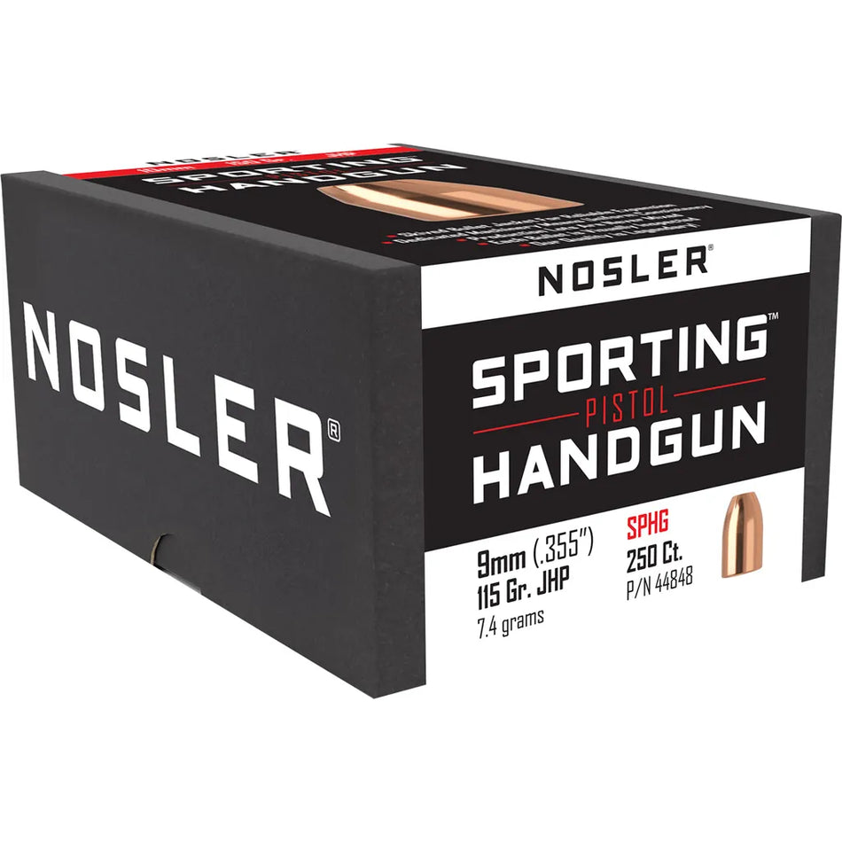 Nosler Sporting Handgun Pistol Bullet