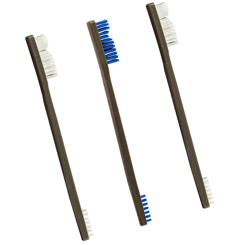 Otis All Purpose Brushes (2 Nylon/1 Blue Nylon 3 pk.)