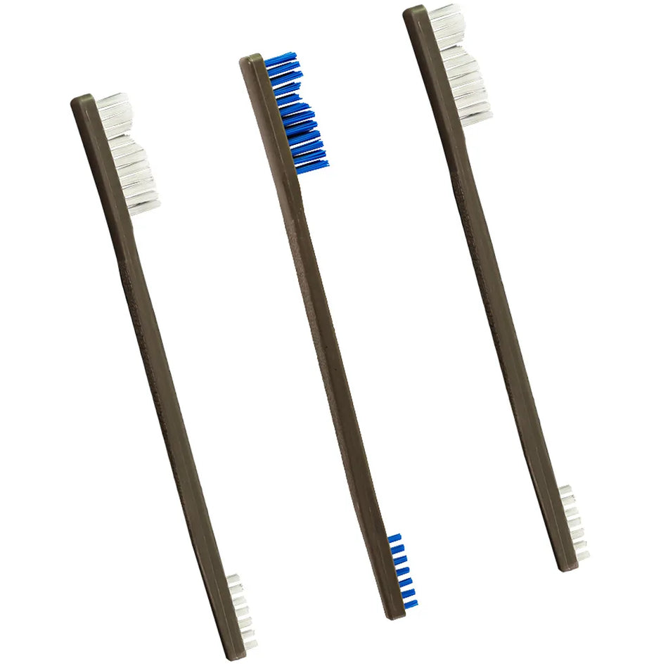 Otis All Purpose Brushes (Nylon/Bronze/Stainless Steel 3 pk.)