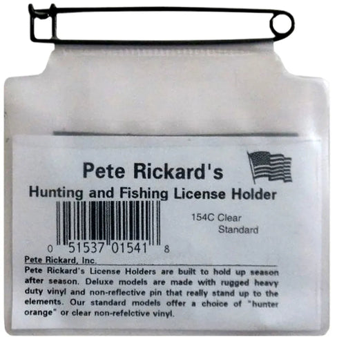 Rickards Hunting License Holder (Clear)