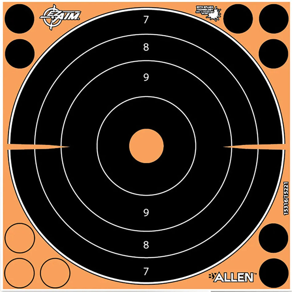 EzAim Splash Bullseye Paper Target (8x8 30 pk.)