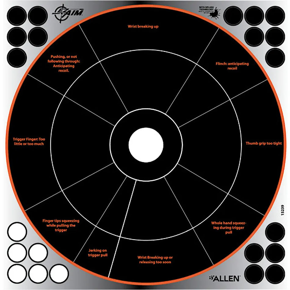 EzAim Reflective Handgun Trainer Adhesive Target