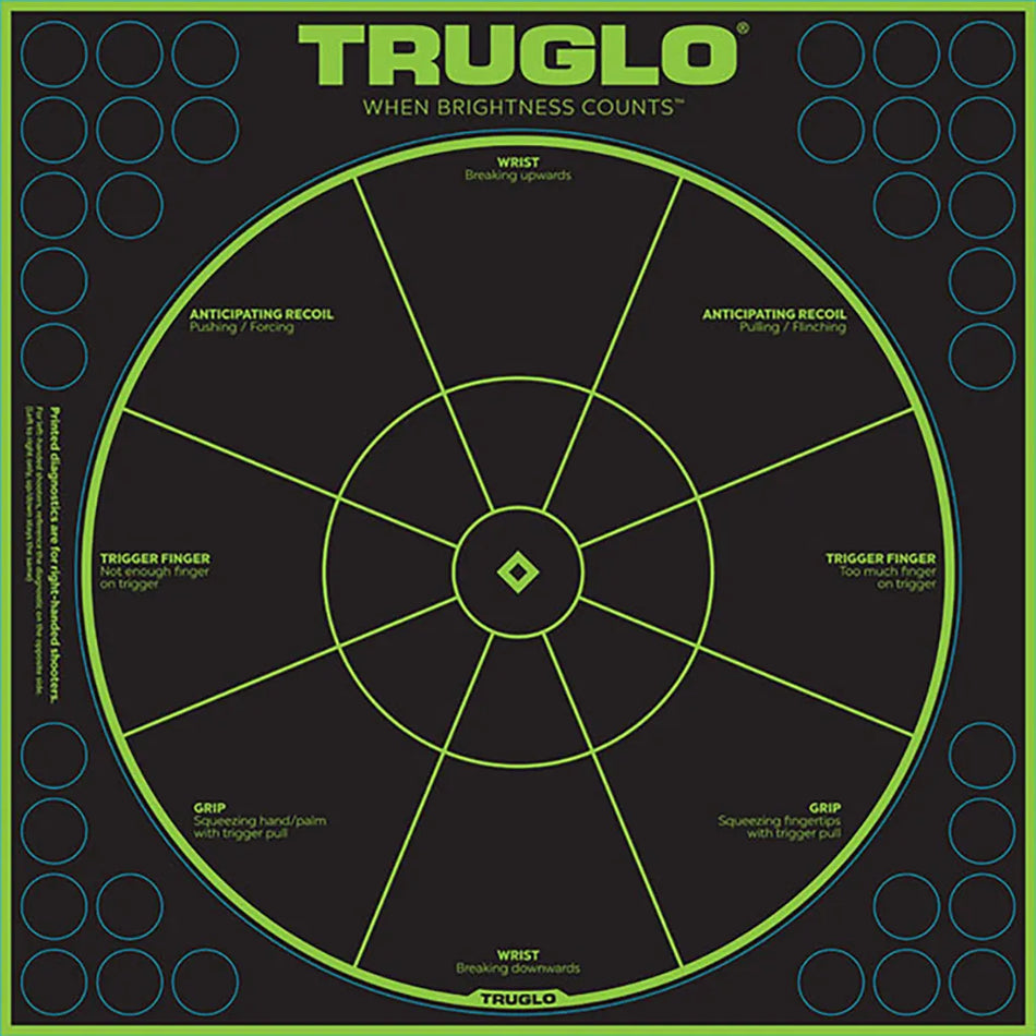 TruGlo TruSee Splatter Handgun Diagnostic Target