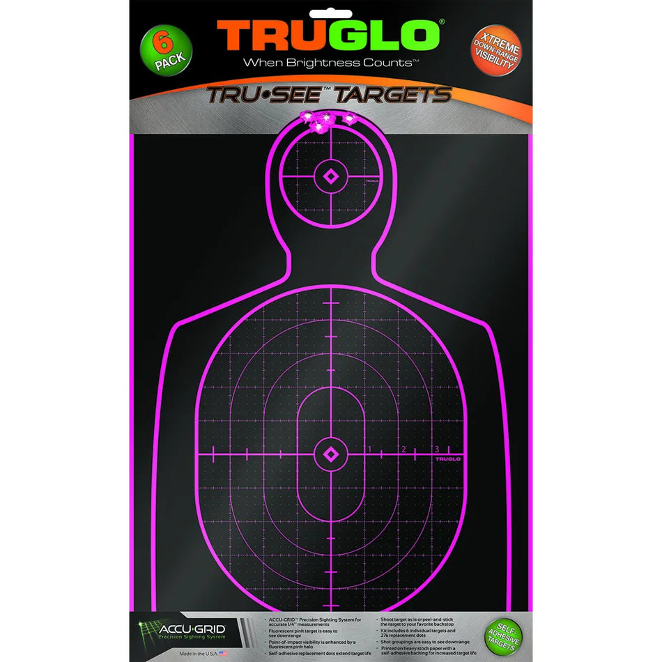 TruGlo TruSee Splatter Silhouette Target