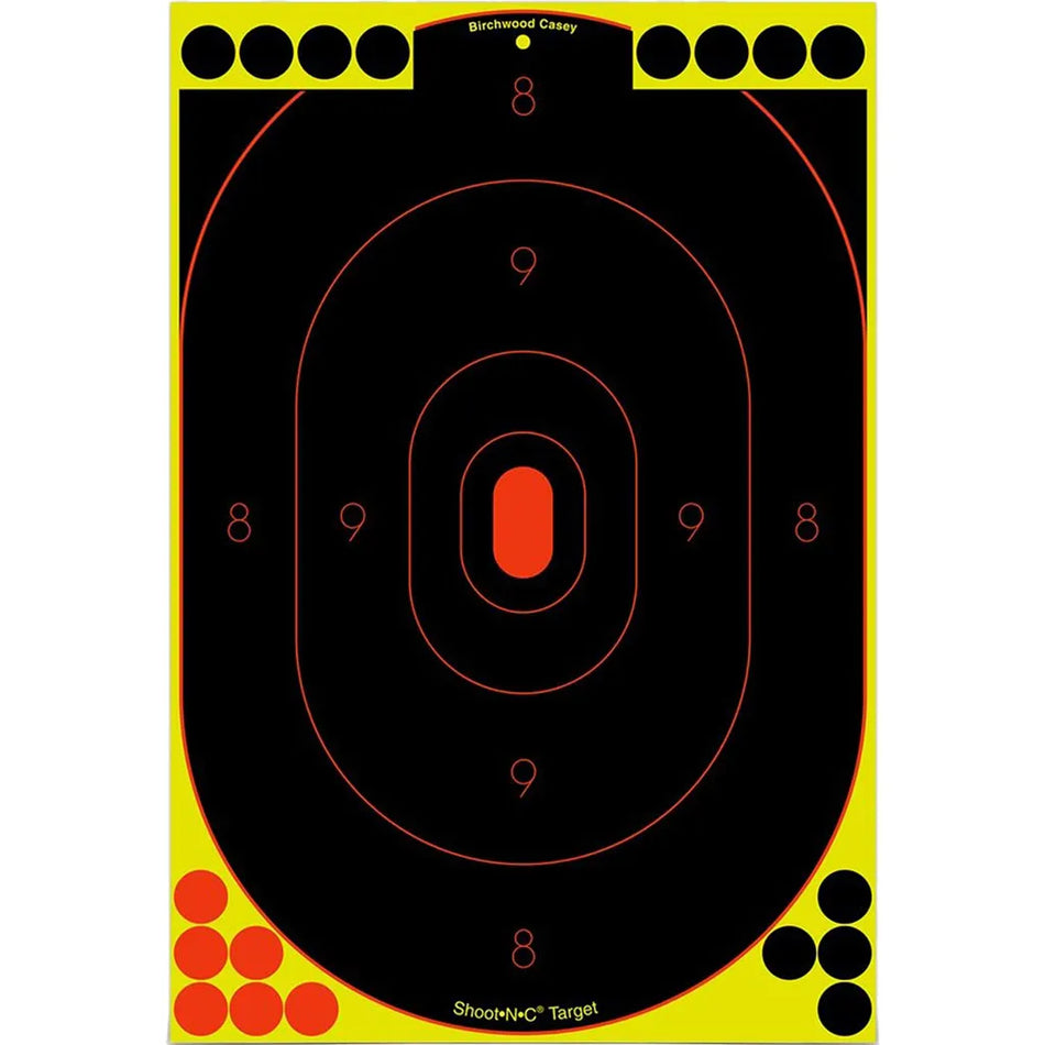 Birchwood Casey Shoot-N-C Target (Oval Silhouette 12x18 in. 5 pk.)