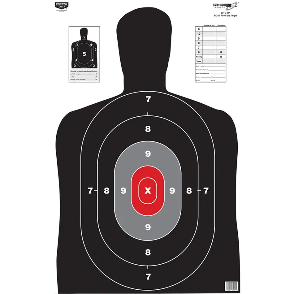 Birchwood Casey EZE-Scorer Target (BC-27 Red 23x35 in. 100 pk.)