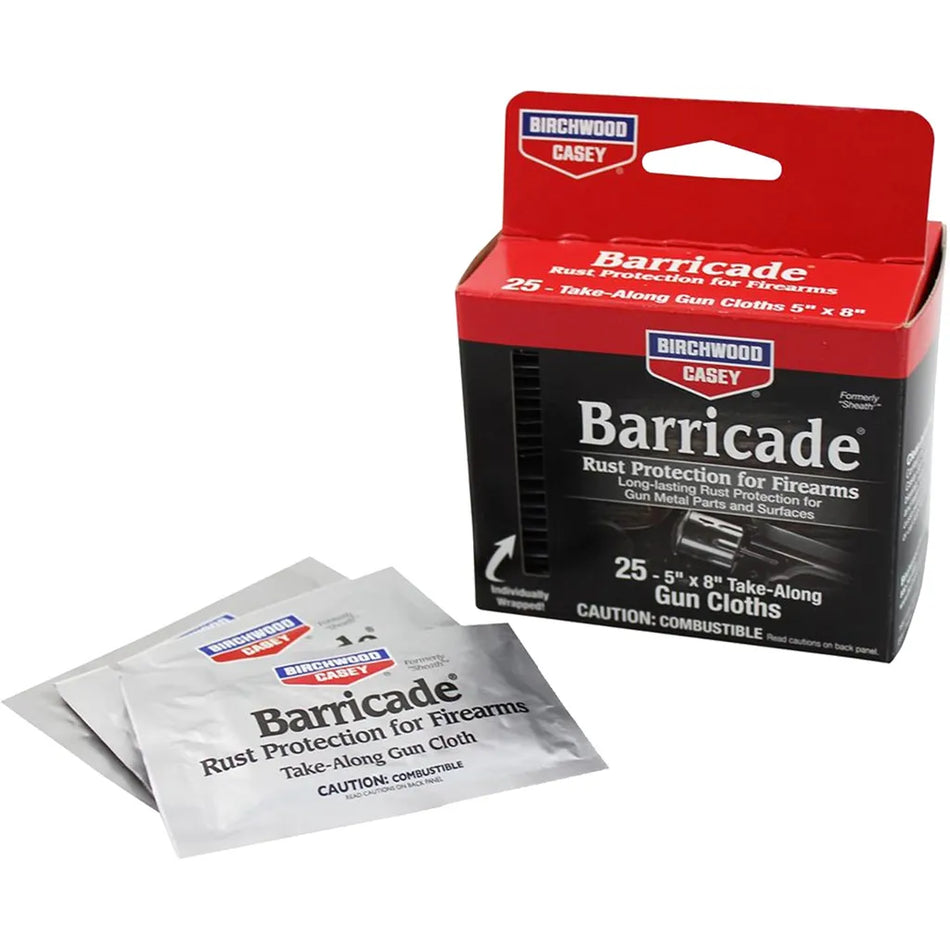 Birchwood Casey Barricade Rust Protection Wipes