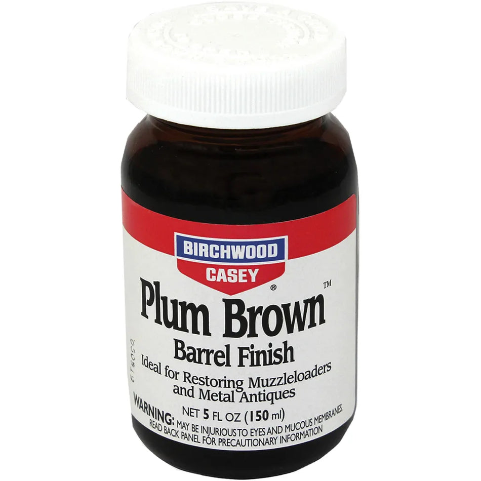 Birchwood Casey Plum Brown Barrel Finish (Jar 5 oz.)