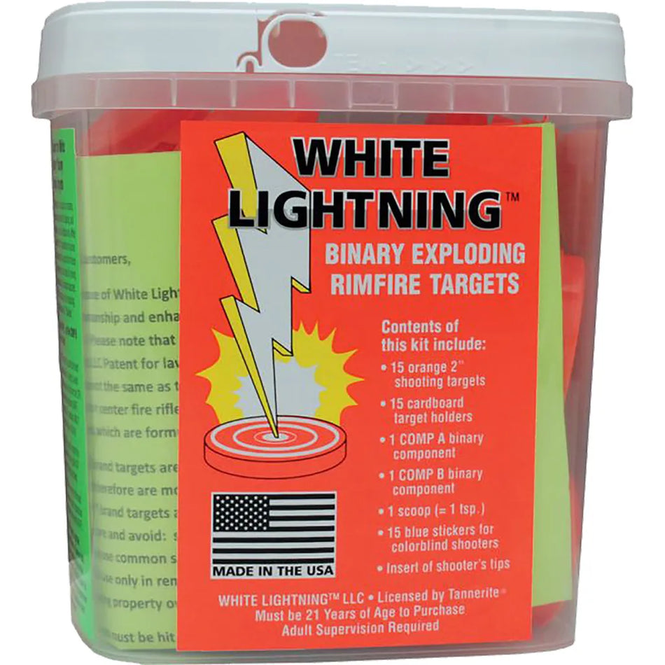 Tannerite White Lightning Rimfire Target