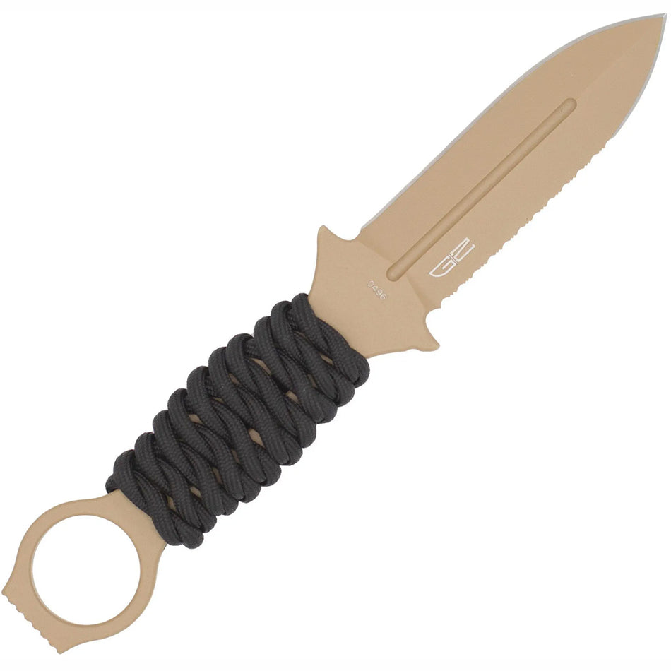 CobraTec Ringed Claymore 1 Side Serrated Dagger