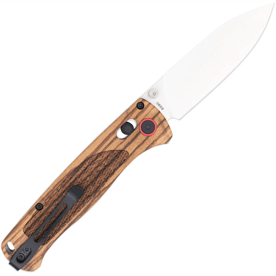 CobraTec Zebrawood Bar Lock Tanto Blade Knife