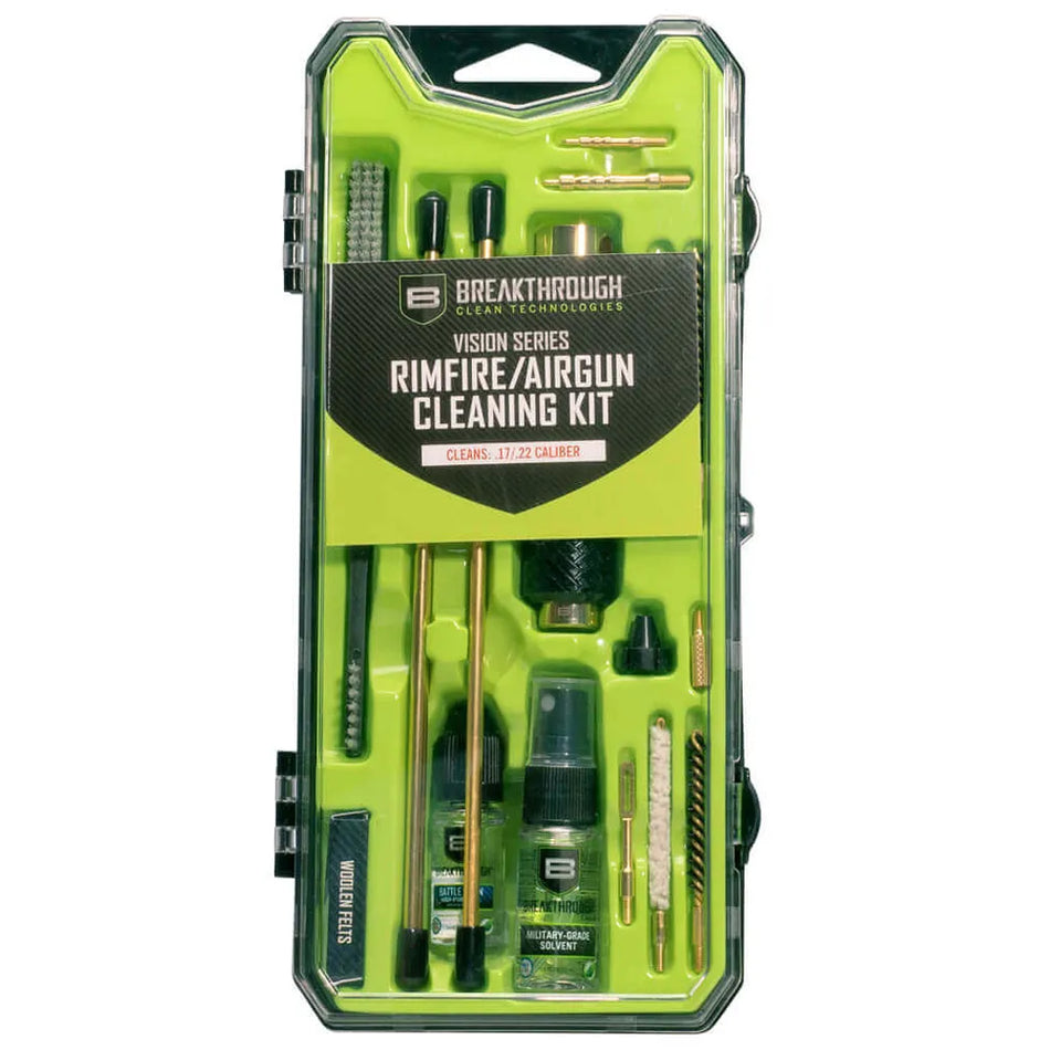 Breakthrough Vision Series Hard Case Cleaning Kit (Airgun/Rimfire 17 cal. / 22 cal.)