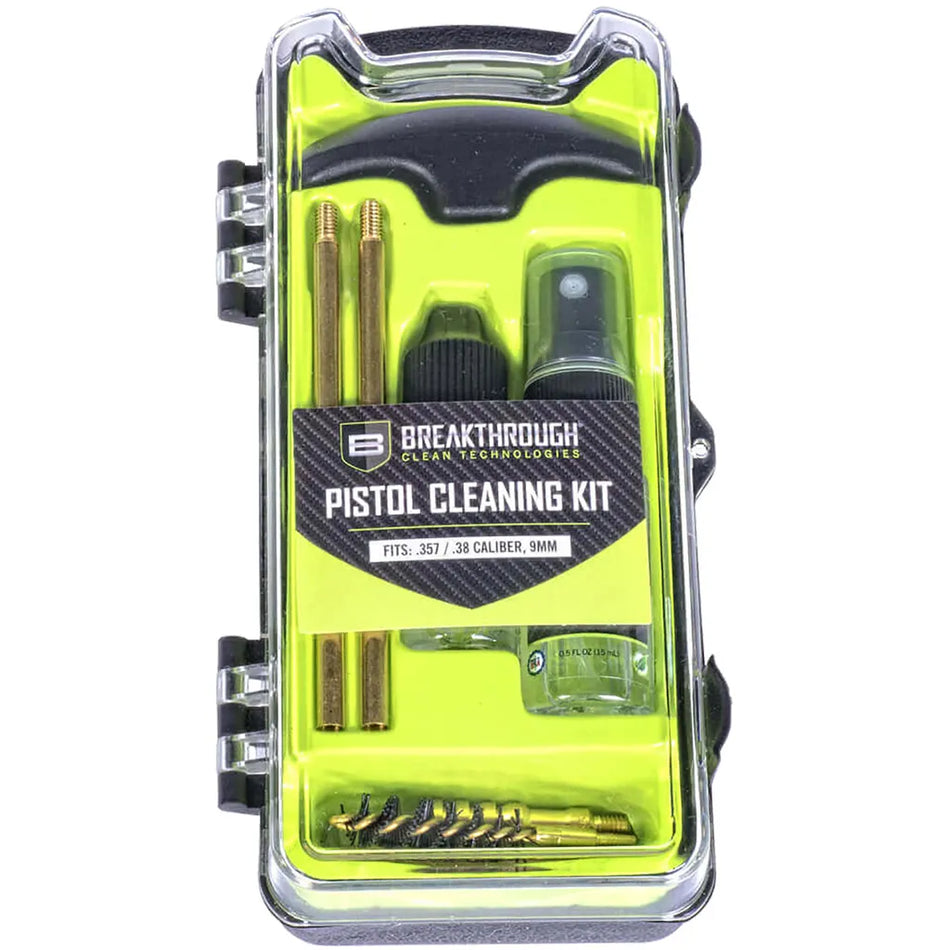 Breakthrough Vision Series Hard Case Cleaning Kit (Pistol 35 cal. / 38 cal. / 9mm)