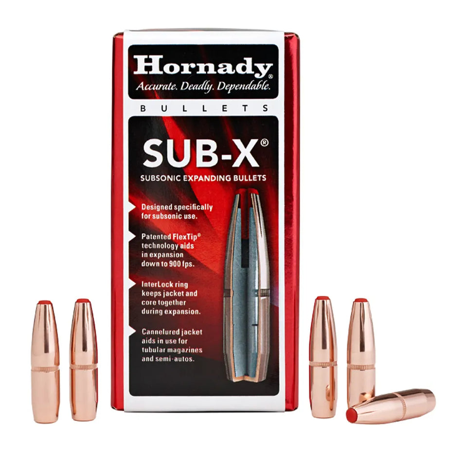 Hornady Sub-X Bullets (35 Cal. .357 250 gr. Sub-X (350 Legend))