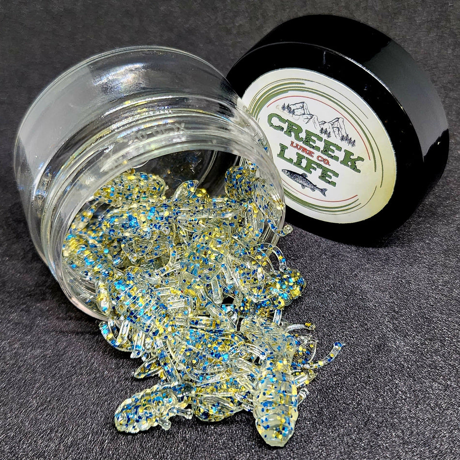 Jar of 1.3" Micro Creature Bait "The Anaconda Beaver"
