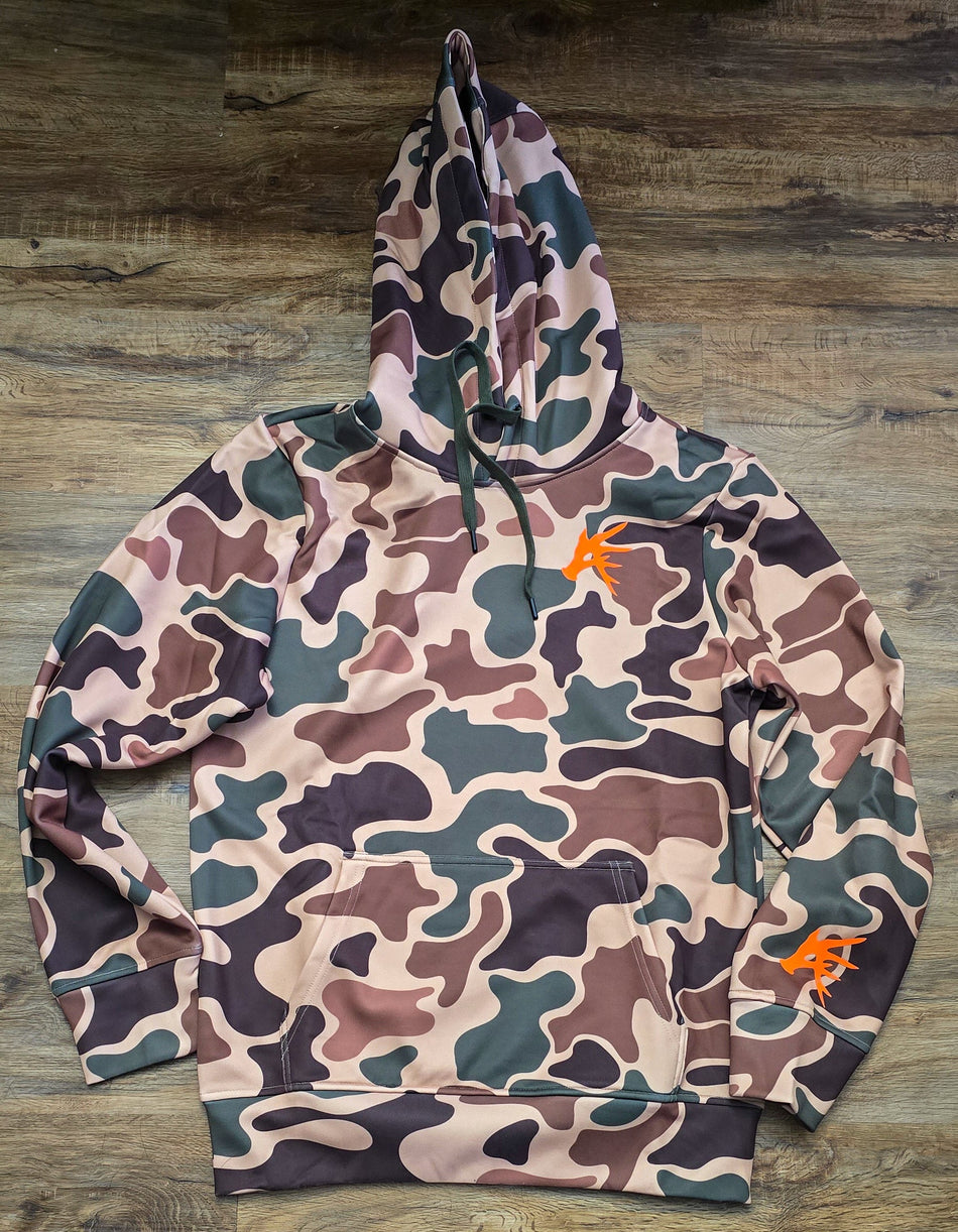 Duck Camo Performance Fleece Hoodie
