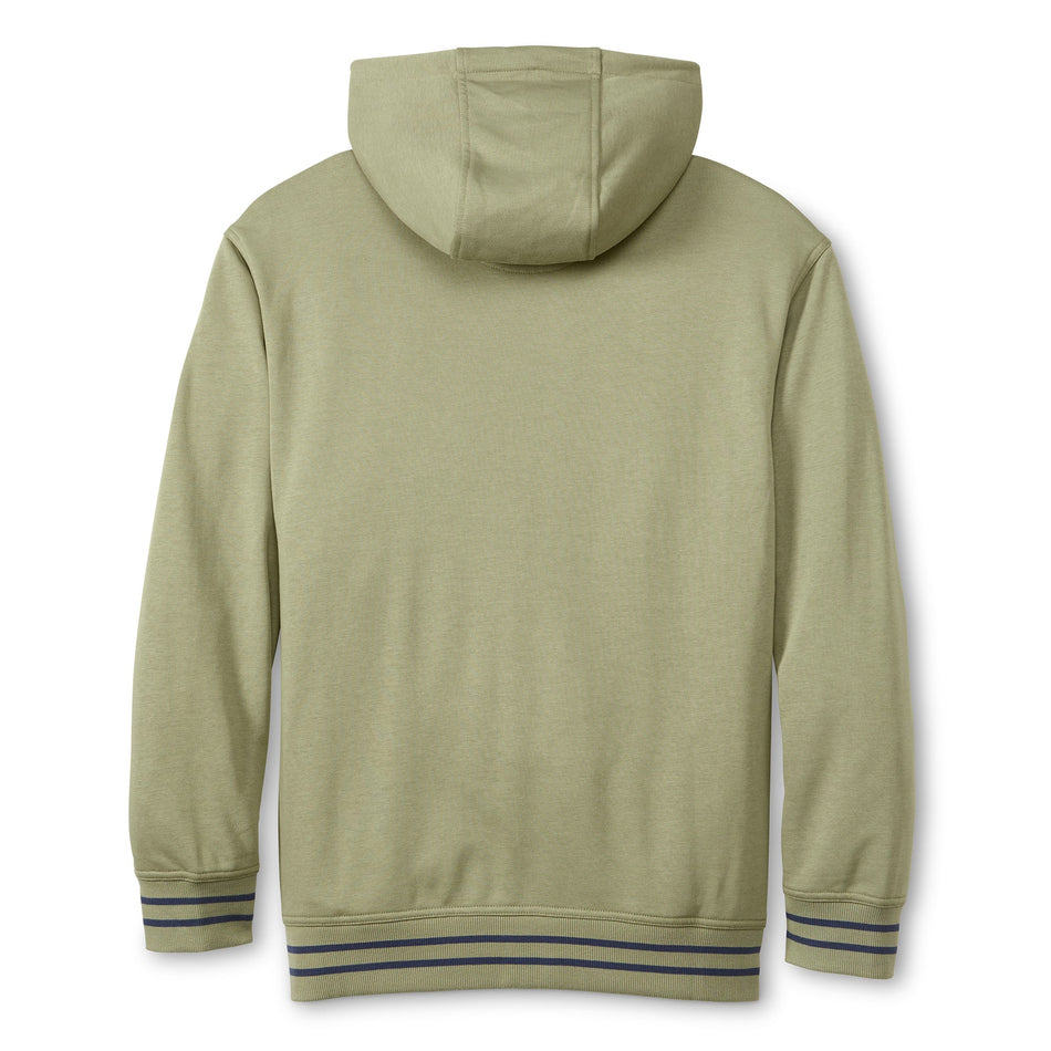 French Terry Applique Hoodie Olive