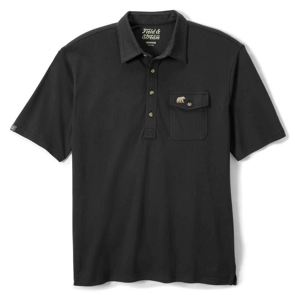 Flying Birdie Polo - Black
