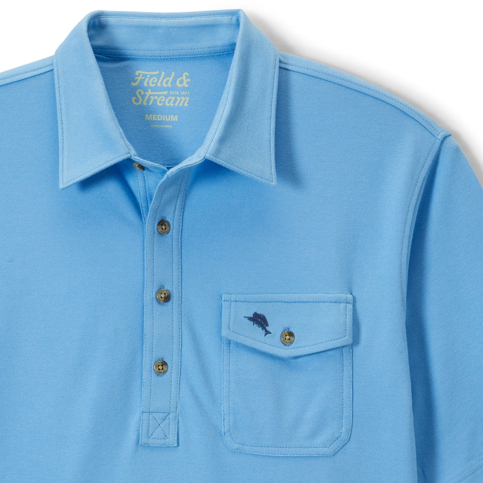 Flying Birdie Polo - Light Blue