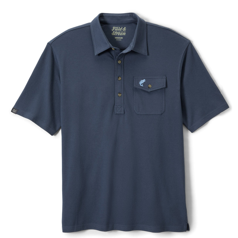 Flying Birdie Polo - Navy Blue