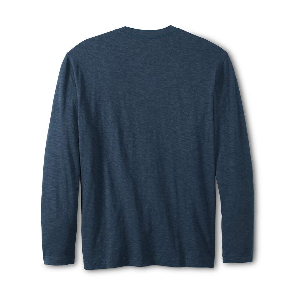 Hemingway Long Sleeve Henley Navy Blue