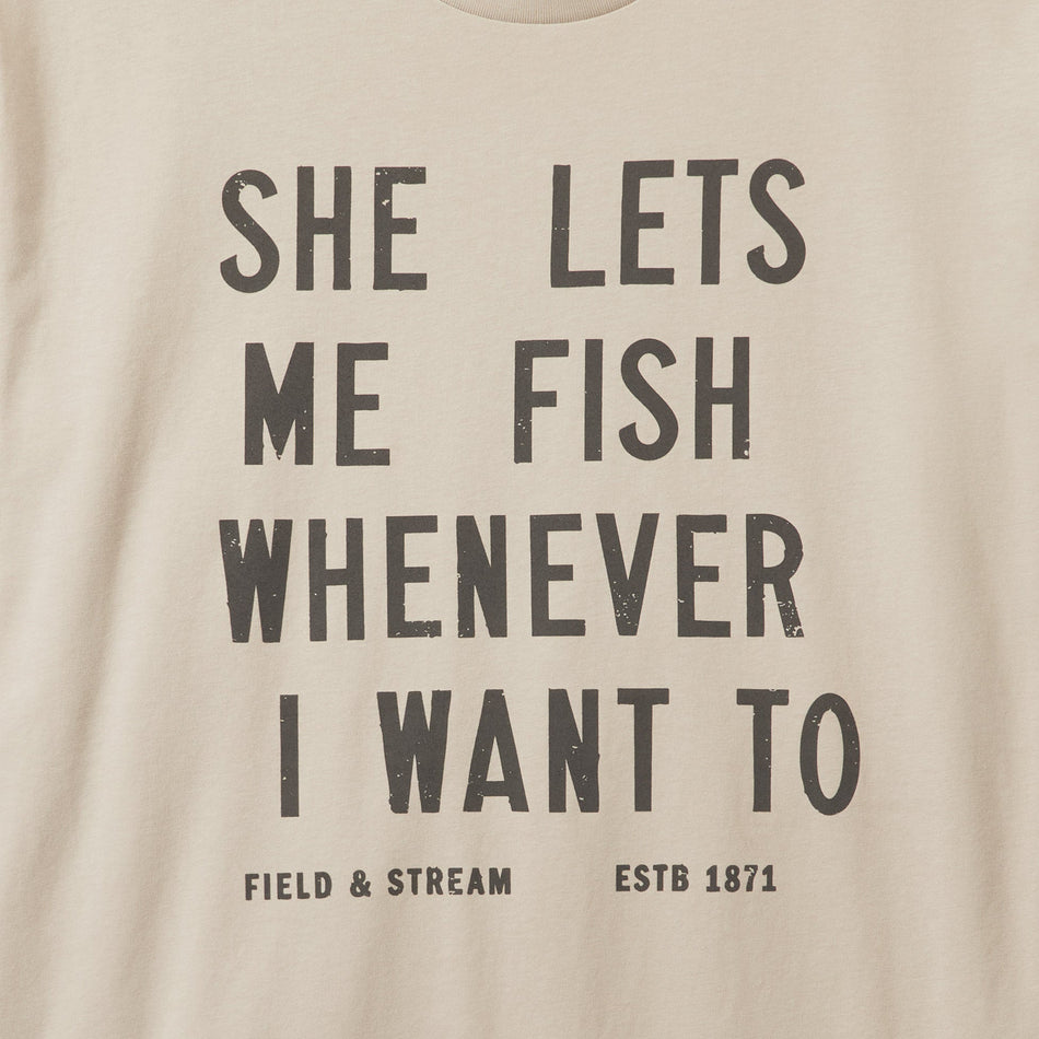 Mo Fish Tee - Ivory
