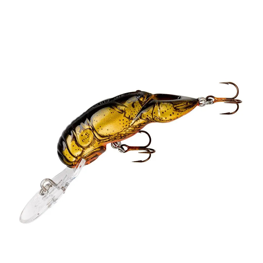 Rebel Deep Wee Crawfish Fishing Lure – 3/8 Oz, Stream Crawfish Color – Crankbait For Bass & Panfish