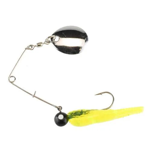 Johnson Beetle Spin Spinnerbait 1/8 Oz Con Striscia Gialla/nera - Set Da 3 Pezzi