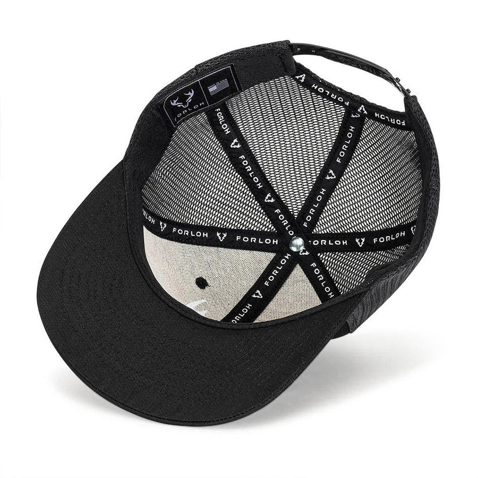 Puff Embroidered Mesh Hat