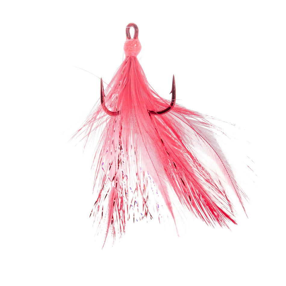 Mustad Dressed Round Bend Treble Hook