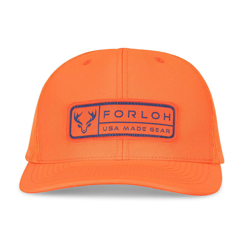 Blaze Orange Mesh Hat