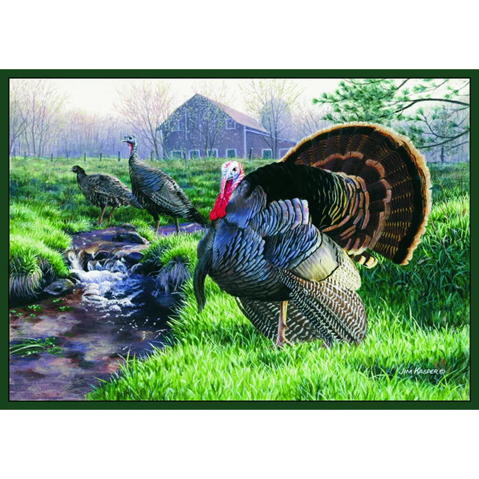 Custom Printed Rug - Wild Turkey