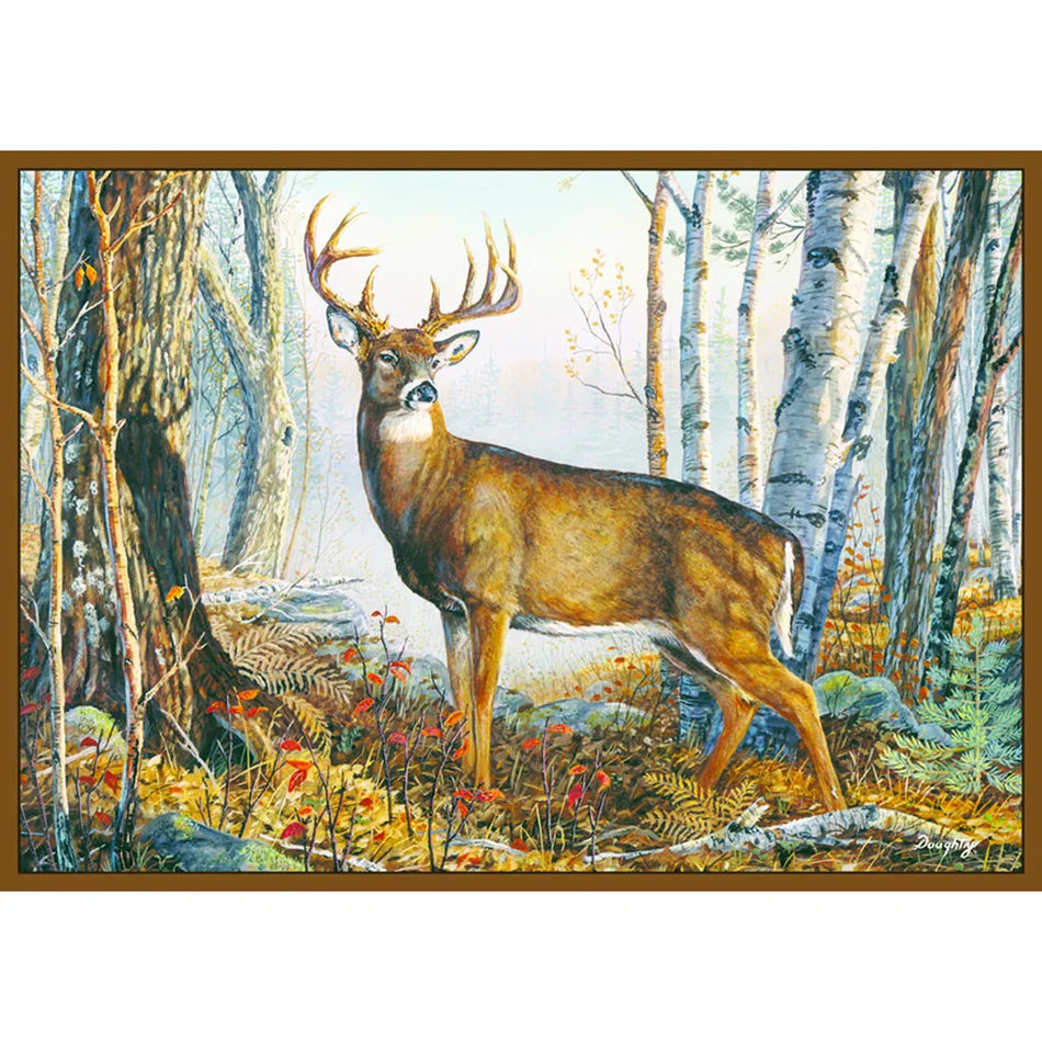 Custom Printed Rug - Whitetail Deer
