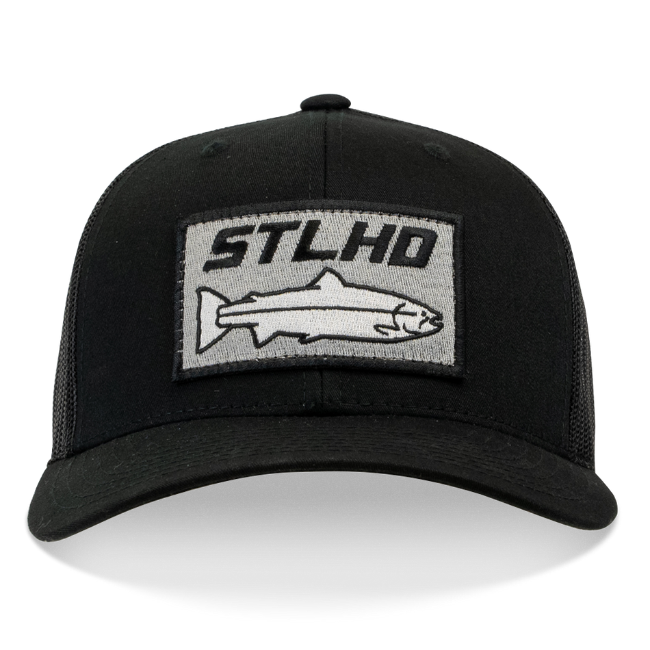 STLHD Chehalis Snapback Black Trucker Hat