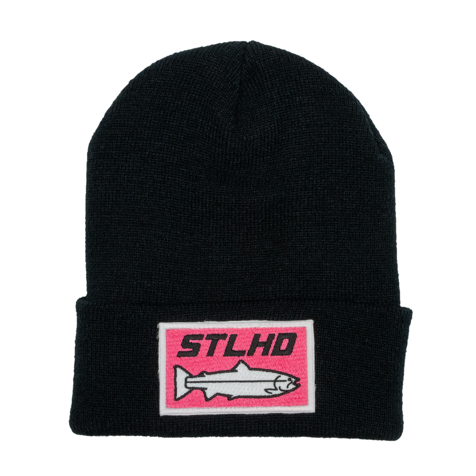 STLHD Knit Beanie Patch Hat - 2 Patch Options