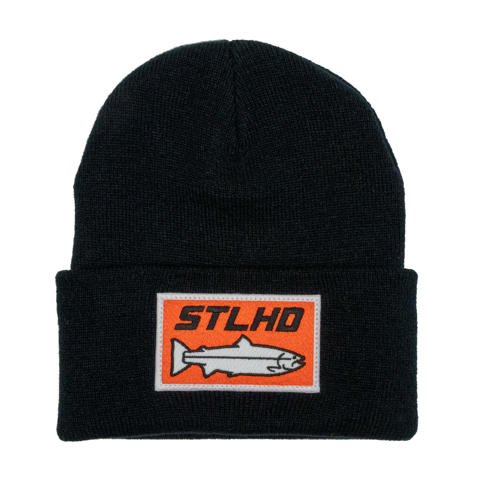 STLHD Knit Beanie Patch Hat - 2 Patch Options