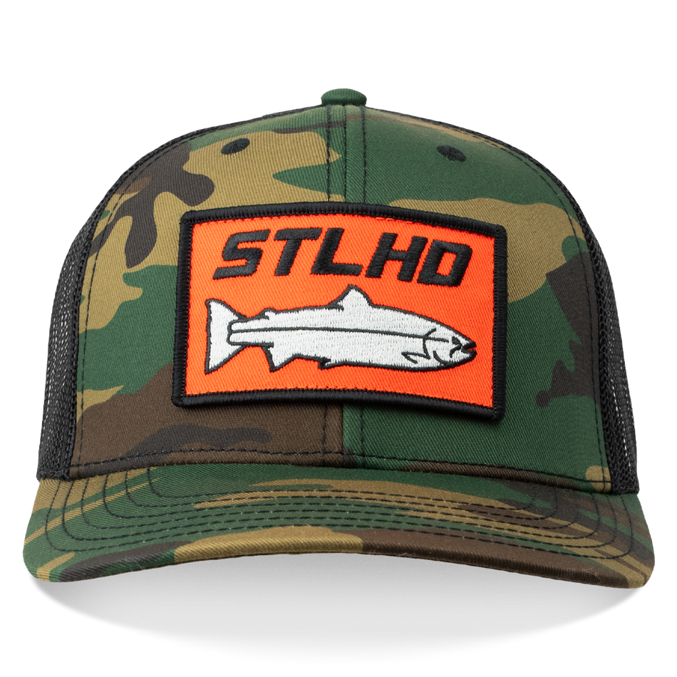 STLHD Camo Snapback Trucker Hat