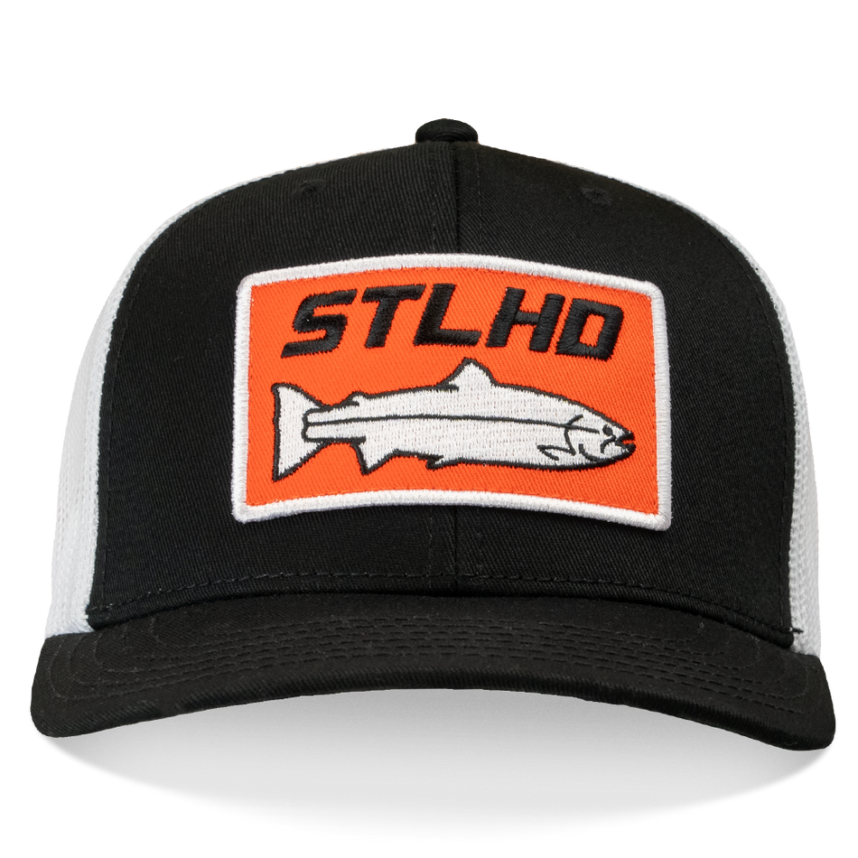 STLHD Standard White & Black Trucker Hat
