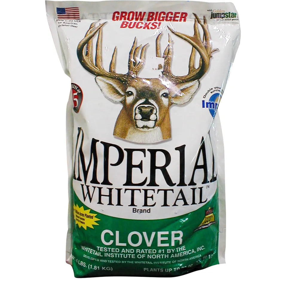 Whitetail Institute Imperial Seed (Whitetail Clover .5 Acres 4 lb)